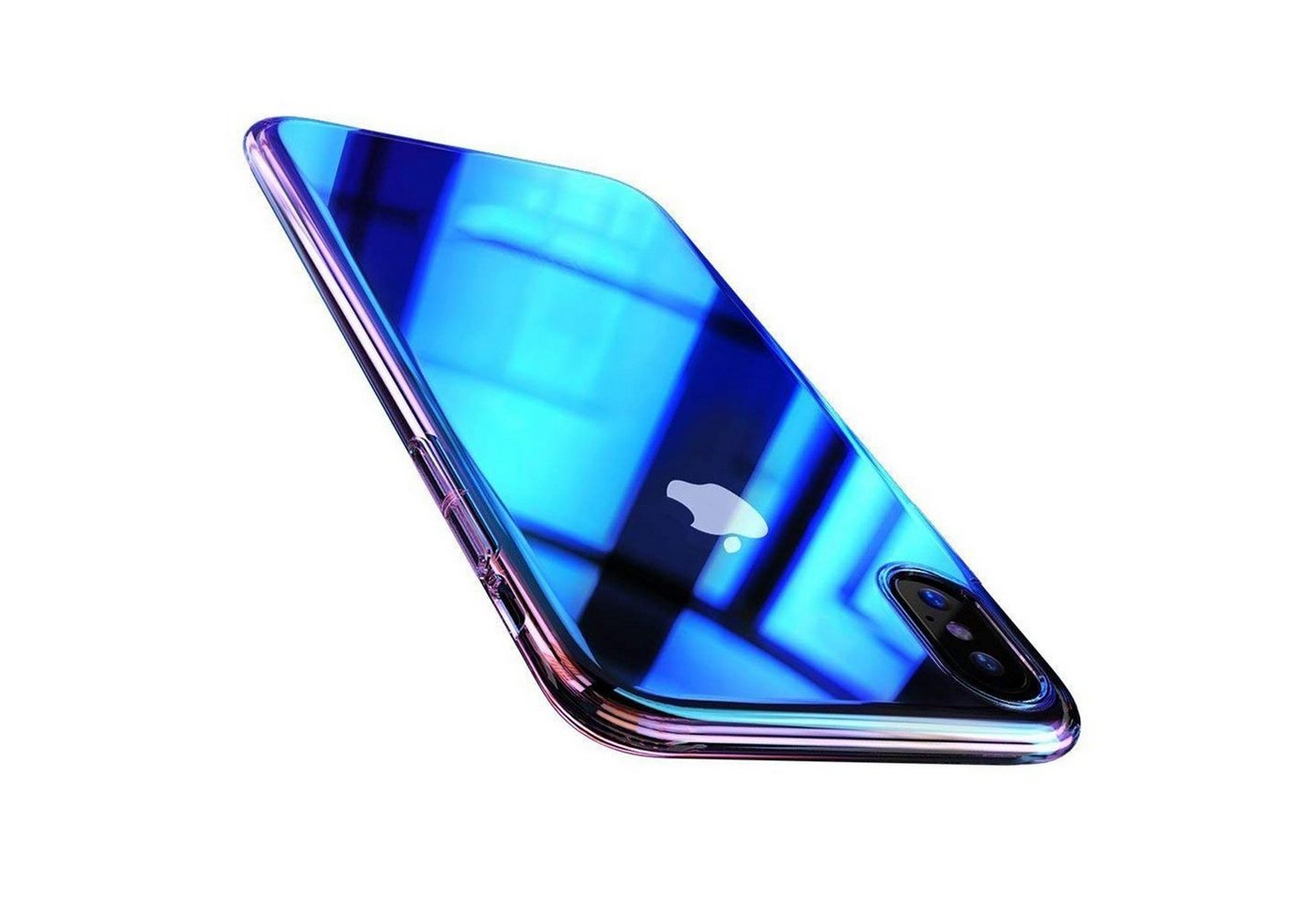 CoolGadget Handyhülle Farbverlauf Twilight Hülle für Samsung Galaxy J6 2018 5,6 Zoll, Robust Hybrid Cover Kamera Schutz Hülle für Samsung J6 2018 Case von CoolGadget
