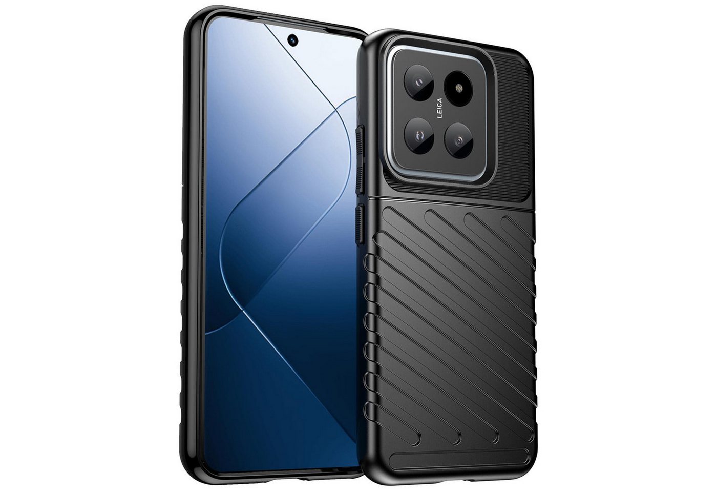 CoolGadget Handyhülle Thunder Hybrid Case für Xiaomi 14 Pro 6,73 Zoll, stylische rutschfeste Schutzhülle Handy Hülle für Xiaomi 14 Pro, 5G CoolGadget Handyhülle Thunder Hybrid Case für Xiaomi 14 Pro 6,73 Zoll, stylische rutschfeste Schutzhülle Handy Hülle für Xiaomi 14 Pro, 5G von CoolGadget