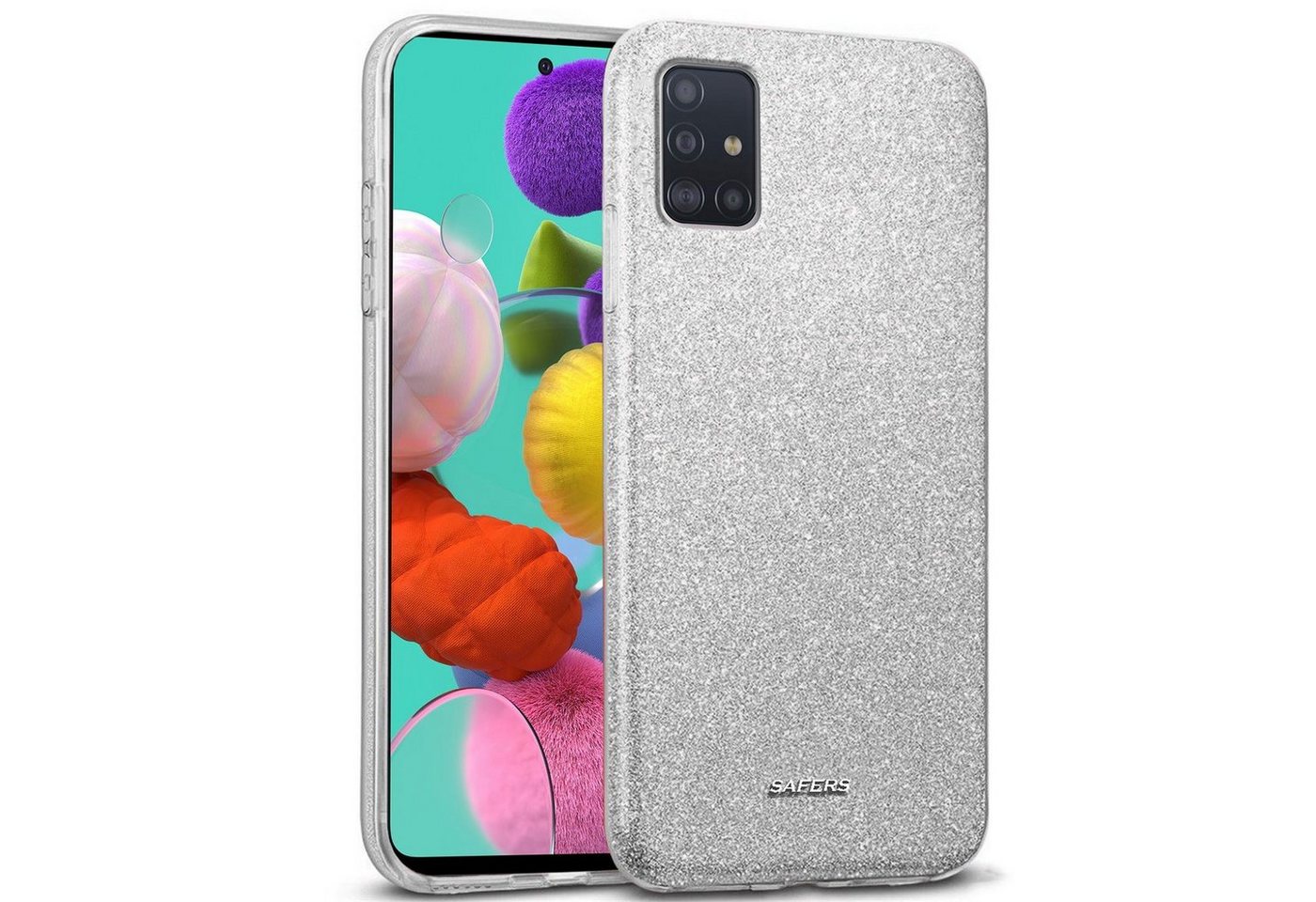 CoolGadget Handyhülle Glitzer Glamour Hülle für Samsung Galaxy A71 6,7 Zoll, Slim Case mit Glossy Effect Schutzhülle für Samsung A71 Hülle von CoolGadget