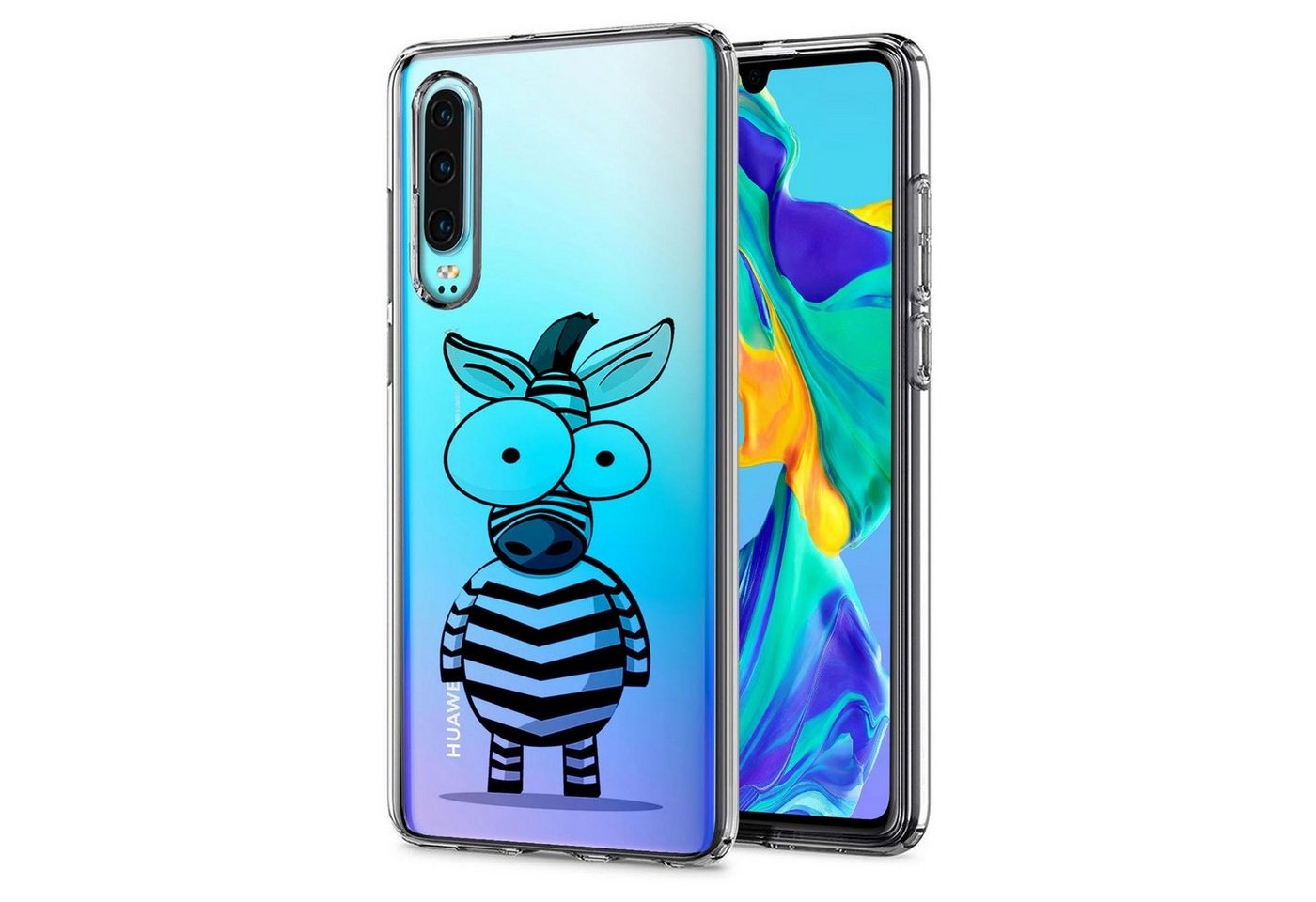 CoolGadget Handyhülle Handy Case Silikon Motiv Series für Huawei P Smart 2019 6,2 Zoll, Hülle mit hochauflösendem Muster für P Smart 2019 Schutzhülle von CoolGadget