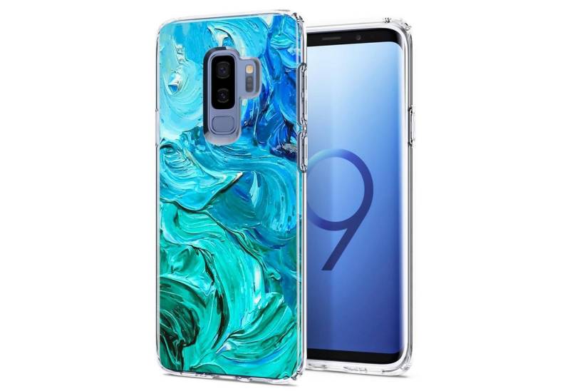 CoolGadget Handyhülle Handy Case Silikon Motiv Series für Samsung Galaxy S9 Plus 6,2 Zoll, Hülle mit hochauflösendem Muster für Samsung S9+ Schutzhülle von CoolGadget