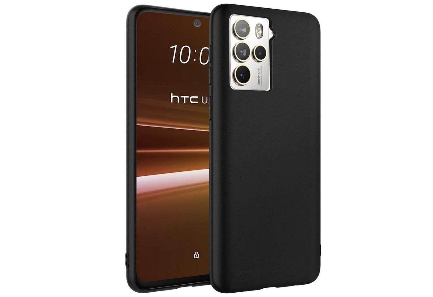 CoolGadget Handyhülle Handy Schutzhülle für HTC U23 Pro matt schwarz 6,7 Zoll, Silikon TPU Hülle Schutz Tasche Cover schlicht Slim Case CoolGadget Handyhülle Handy Schutzhülle für HTC U23 Pro matt schwarz 6,7 Zoll, Silikon TPU Hülle Schutz Tasche Cover schlicht Slim Case von CoolGadget