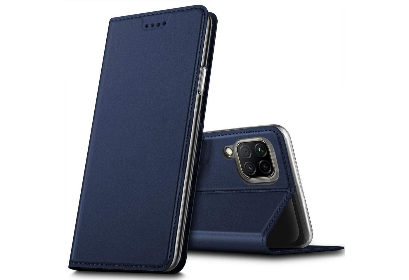 CoolGadget Handyhülle Magnet Case Handy Tasche für Huawei P40 Lite 6,4 Zoll, Hülle Klapphülle Ultra Slim Flip Cover für P40 Lite Schutzhülle von CoolGadget