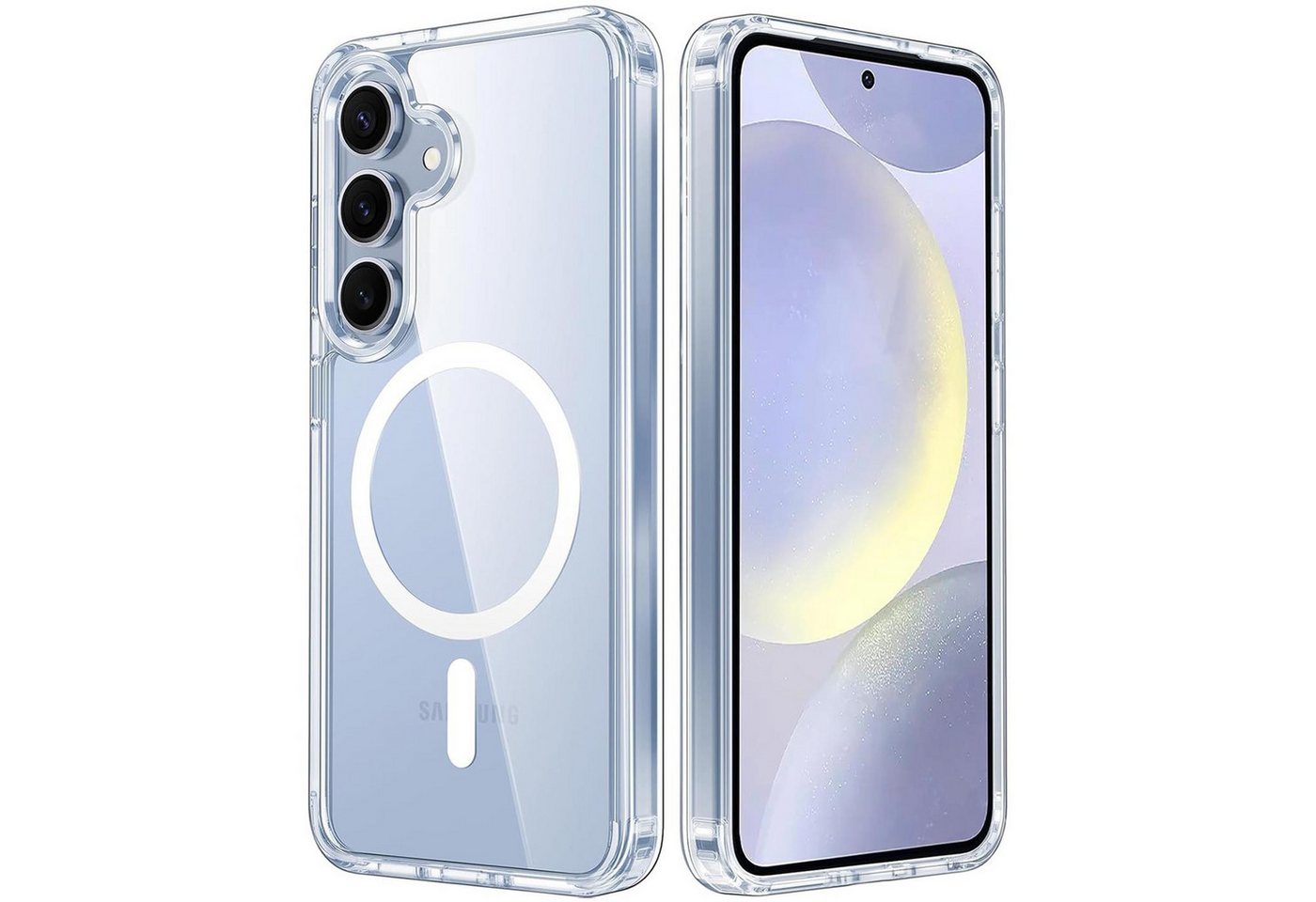 CoolGadget Handyhülle Premium Silikon Handy Case für Samsung Galaxy S24+ 6,7 Zoll, Hülle Transparent Schutzhülle kompatibel mit MagSafe Zubehör CoolGadget Handyhülle Premium Silikon Handy Case für Samsung Galaxy S24+ 6,7 Zoll, Hülle Transparent Schutzhülle kompatibel mit MagSafe Zubehör von CoolGadget