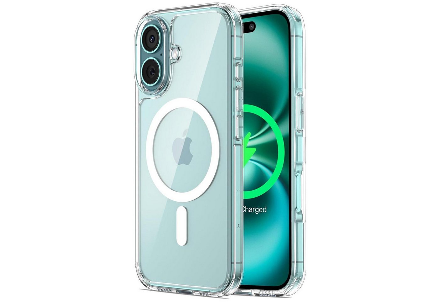 CoolGadget Handyhülle Premium Silikon Handy Case für iPhone 16 6,1 Zoll, Hülle Transparent Schutzhülle kompatibel mit MagSafe Zubehör CoolGadget Handyhülle Premium Silikon Handy Case für iPhone 16 6,1 Zoll, Hülle Transparent Schutzhülle kompatibel mit MagSafe Zubehör von CoolGadget