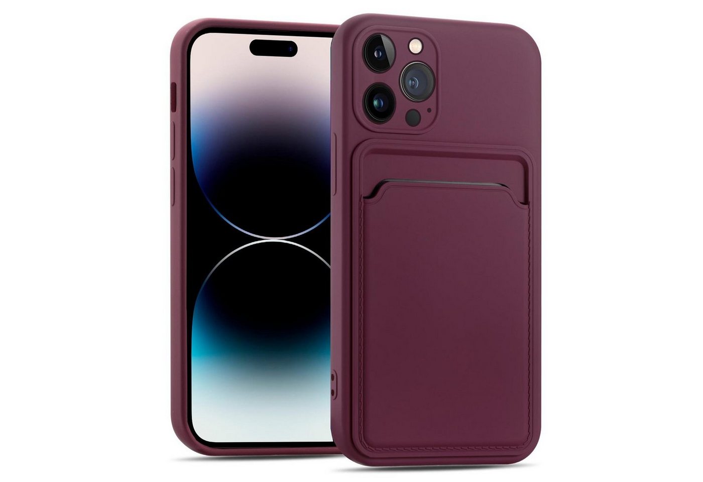 CoolGadget Handyhülle Schutzhülle mit Kartenfach für Apple iPhone 16 Pro Max 6,9 Zoll, Silikon Case Slim TPU Cover Tasche mit Aufbewahrung EC Karte Ausweis CoolGadget Handyhülle Schutzhülle mit Kartenfach für Apple iPhone 16 Pro Max 6,9 Zoll, Silikon Case Slim TPU Cover Tasche mit Aufbewahrung EC Karte Ausweis von CoolGadget