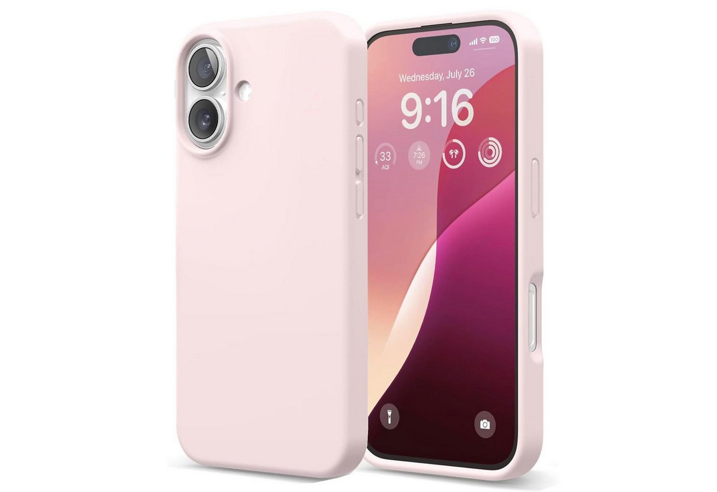 CoolGadget Handyhülle Silikon Case für das Apple iPhone 16 Plus Slim TPU Cover 6,7 Zoll, Weiche Schutz Hülle mit Innen Fleece aus Stoff Handy Tasche CoolGadget Handyhülle Silikon Case für das Apple iPhone 16 Plus Slim TPU Cover 6,7 Zoll, Weiche Schutz Hülle mit Innen Fleece aus Stoff Handy Tasche von CoolGadget