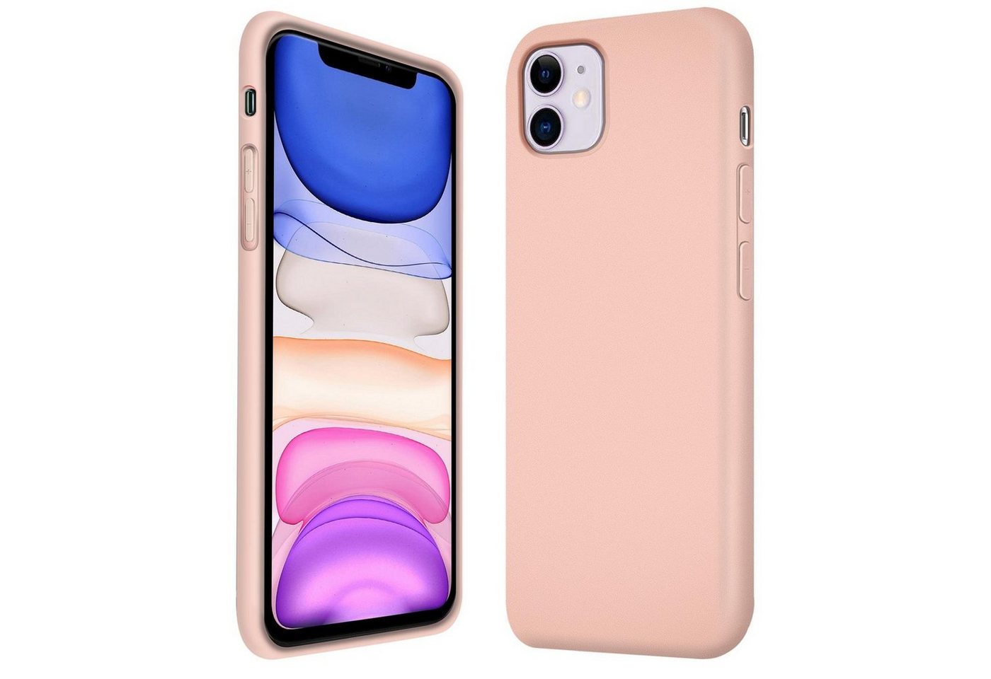 CoolGadget Handyhülle Silikon Colour Series Slim Case für Apple iPhone 11 6,1 Zoll, Hülle weich Handy Cover für iPhone 11 Schutzhülle von CoolGadget
