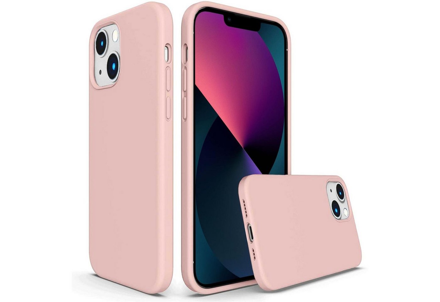 CoolGadget Handyhülle Silikon Colour Series Slim Case für Apple iPhone 13 Mini 5,4 Zoll, Hülle weich Handy Cover für iPhone 13 Mini Schutzhülle von CoolGadget