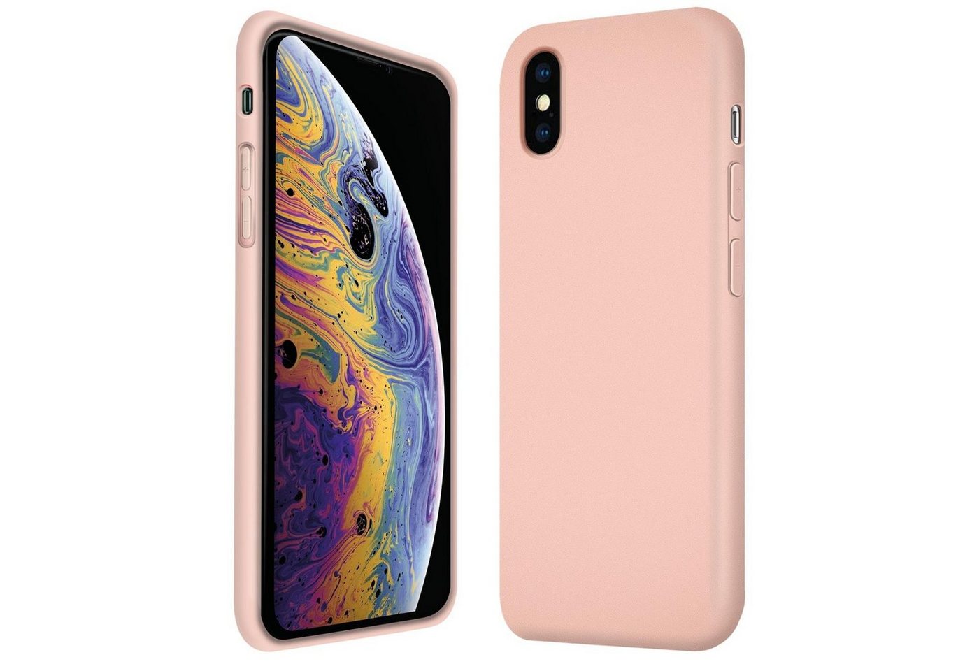 CoolGadget Handyhülle Silikon Colour Series Slim Case für Apple iPhone XS Max 6,5 Zoll, Hülle weich Handy Cover für iPhone XS Max Schutzhülle von CoolGadget