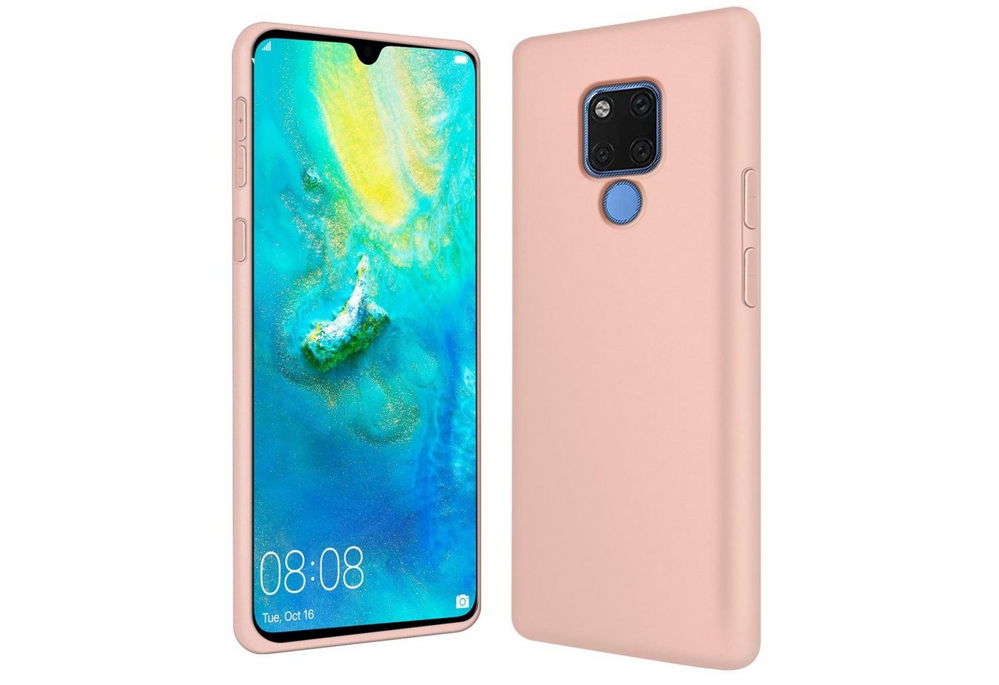 CoolGadget Handyhülle Silikon Colour Series Slim Case für Huawei Mate 20 6,5 Zoll, Hülle weich Handy Cover für Huawei Mate 20 Schutzhülle von CoolGadget