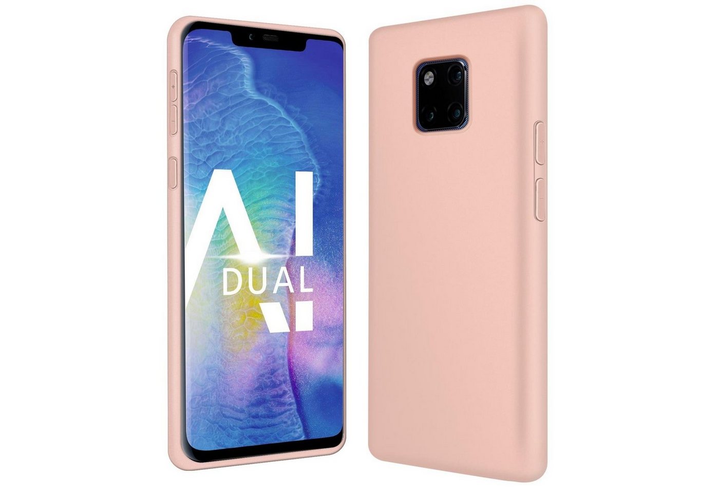 CoolGadget Handyhülle Silikon Colour Series Slim Case für Huawei Mate 20 Pro 6,4 Zoll, Hülle weich Handy Cover für Huawei Mate 20 Pro Schutzhülle von CoolGadget