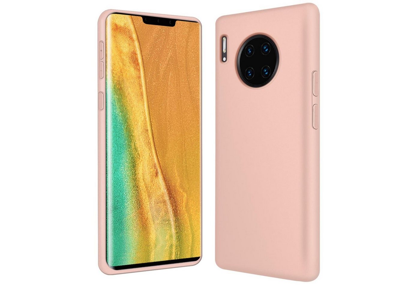 CoolGadget Handyhülle Silikon Colour Series Slim Case für Huawei Mate 30 Pro 6,53 Zoll, Hülle weich Handy Cover für Huawei Mate 30 Pro Schutzhülle von CoolGadget