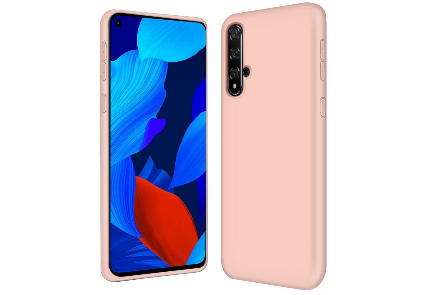 CoolGadget Handyhülle Silikon Colour Series Slim Case für Huawei Nova 5T 6,26 Zoll, Hülle weich Handy Cover für Huawei Nova 5T Schutzhülle von CoolGadget