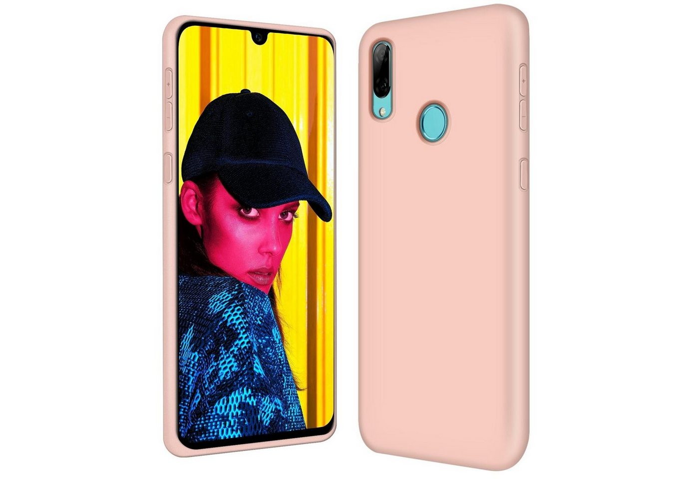 CoolGadget Handyhülle Silikon Colour Series Slim Case für Huawei P Smart 2019 6,2 Zoll, Hülle weich Handy Cover für Huawei P Smart 2019 Schutzhülle von CoolGadget