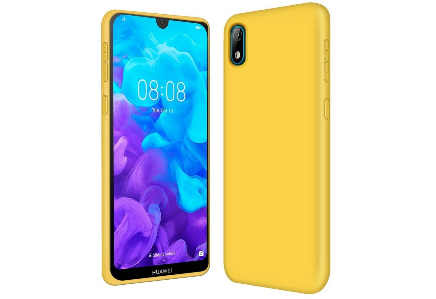 CoolGadget Handyhülle Silikon Colour Series Slim Case für Huawei Y5 2019 5,7 Zoll, Hülle weich Handy Cover für Huawei Y5 2019 Schutzhülle von CoolGadget
