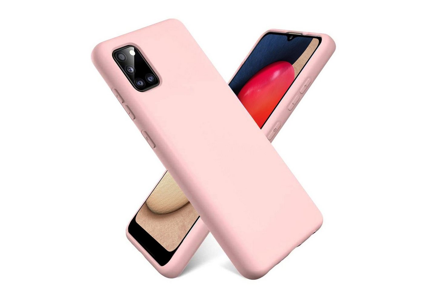 CoolGadget Handyhülle Silikon Colour Series Slim Case für Samsung Galaxy A03s 6,5 Zoll, Hülle weich Handy Cover für Samsung A03s Schutzhülle von CoolGadget