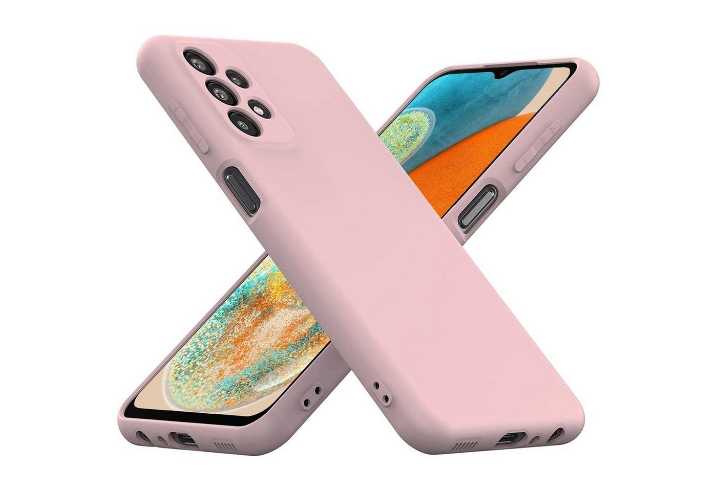 CoolGadget Handyhülle Silikon Colour Series Slim Case für Samsung Galaxy A23 5G 6,6 Zoll, Hülle weich Handy Cover für Samsung A23 Schutzhülle von CoolGadget