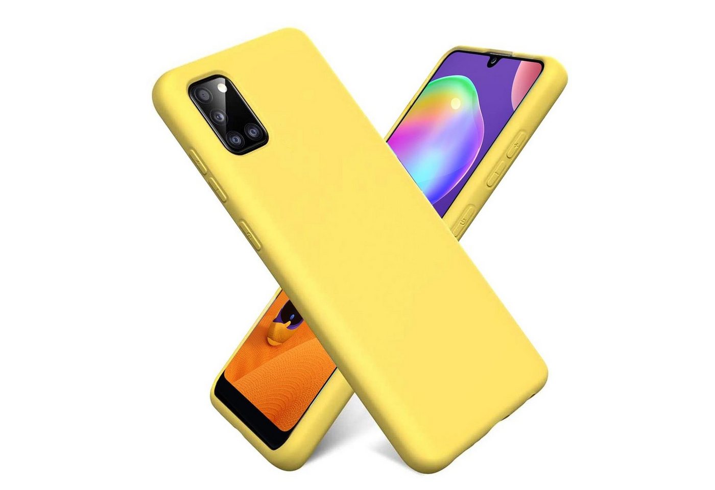 CoolGadget Handyhülle Silikon Colour Series Slim Case für Samsung Galaxy A31 6,4 Zoll, Hülle weich Handy Cover für Samsung A31 Schutzhülle von CoolGadget