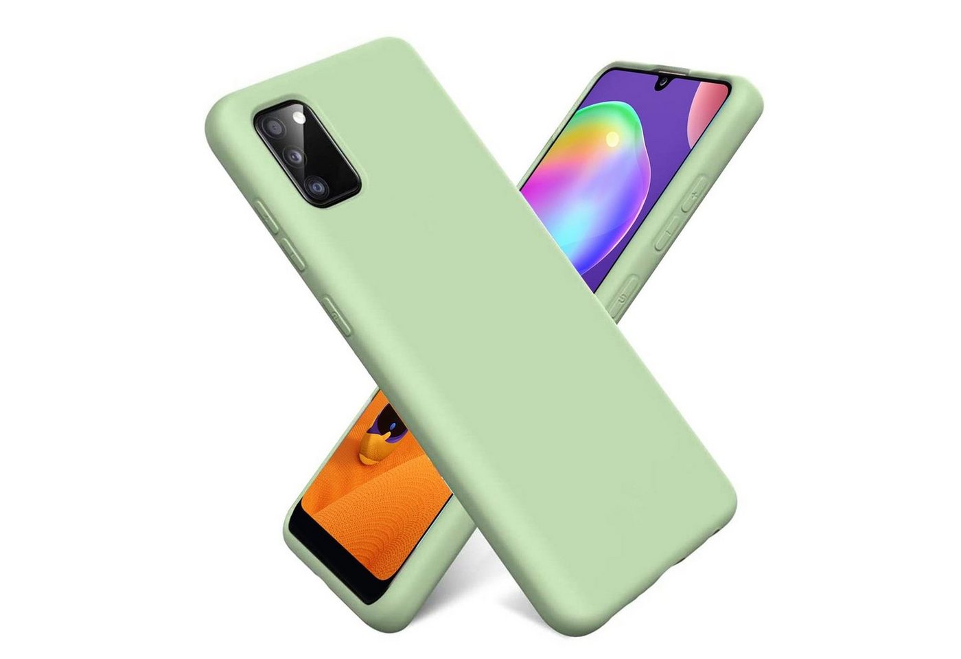 CoolGadget Handyhülle Silikon Colour Series Slim Case für Samsung Galaxy A41 6,1 Zoll, Hülle weich Handy Cover für Samsung A41 Schutzhülle von CoolGadget