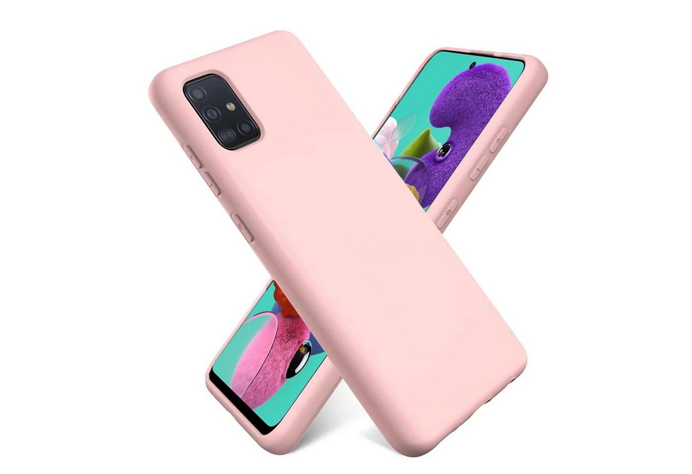 CoolGadget Handyhülle Silikon Colour Series Slim Case für Samsung Galaxy A51 6,5 Zoll, Hülle weich Handy Cover für Samsung A51 Schutzhülle von CoolGadget