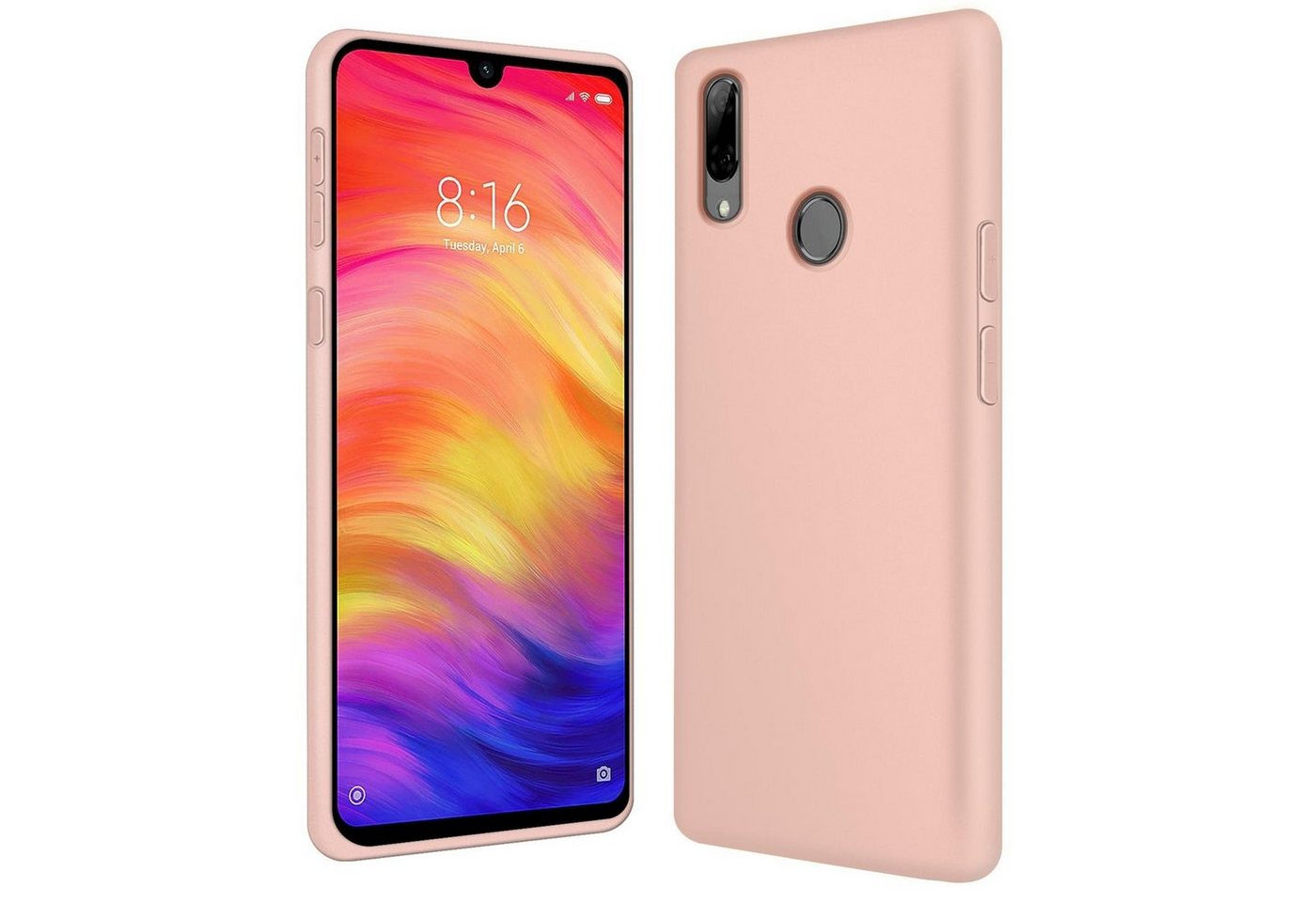 CoolGadget Handyhülle Silikon Colour Series Slim Case für Xiaomi Redmi Note 7 6,3 Zoll, Hülle weich Handy Cover für Xiaomi Redmi Note 7 Schutzhülle von CoolGadget