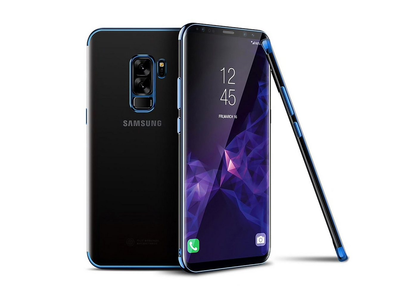 CoolGadget Handyhülle Slim Case Farbrand für Samsung Galaxy J7 2017 5,5 Zoll, Hülle Silikon Cover für Samsung J7 2017 Schutzhülle von CoolGadget