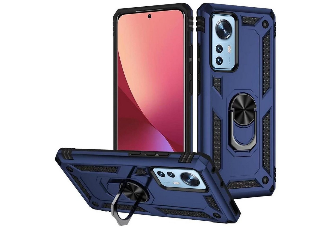 CoolGadget Handyhülle Armor Shield Case für Xiaomi 12 Lite 4G/5G 6,55 Zoll, Outdoor Cover Magnet Ringhalterung Handy Hülle für Xiaomi 12 Lite CoolGadget Handyhülle Armor Shield Case für Xiaomi 12 Lite 4G/5G 6,55 Zoll, Outdoor Cover Magnet Ringhalterung Handy Hülle für Xiaomi 12 Lite von CoolGadget