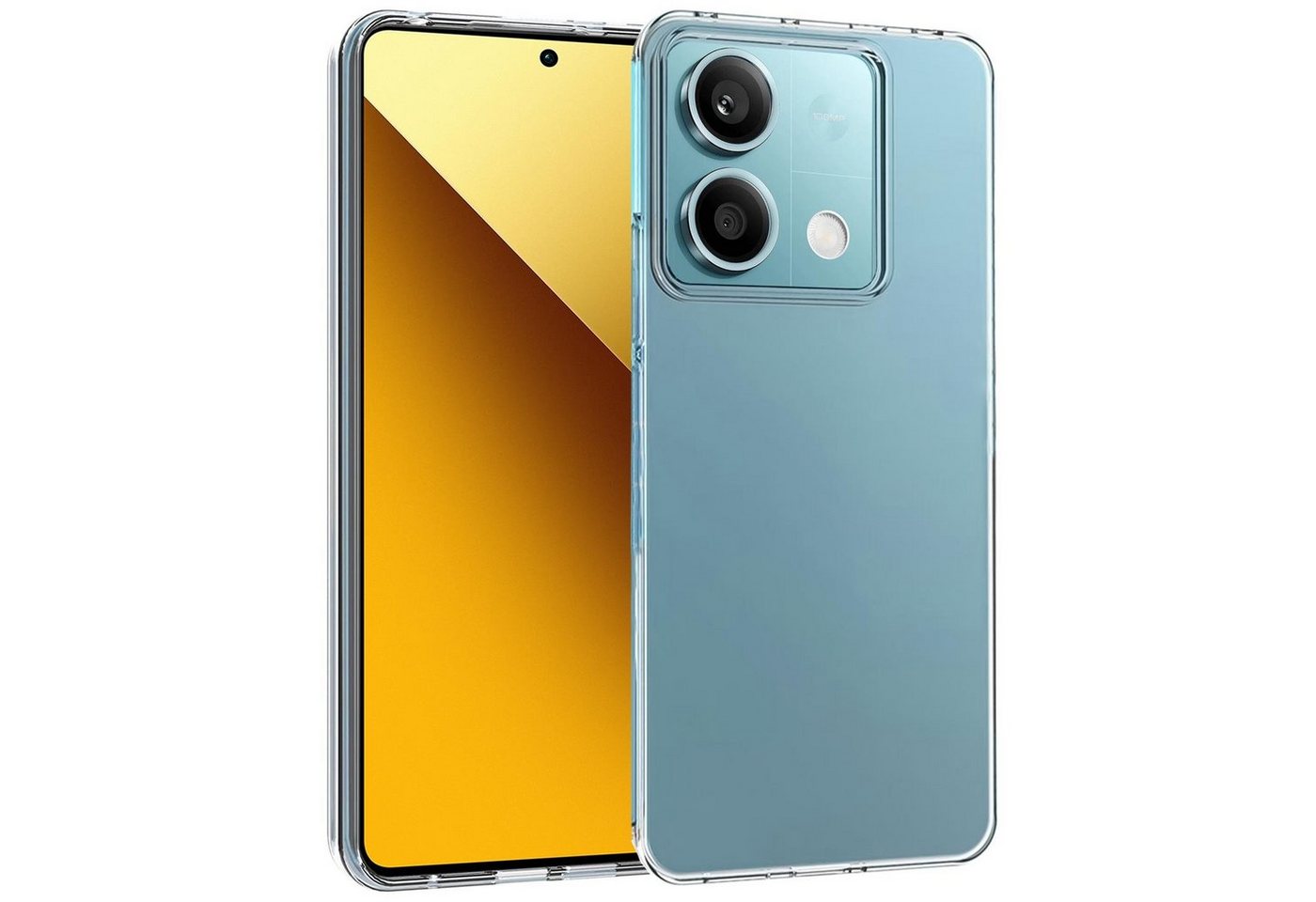 CoolGadget Handyhülle Transparent Ultra Slim Case für Xiaomi Redmi Note 13 5G 6,67 Zoll, Silikon Hülle Dünne Schutzhülle für Redmi Note 13 5G Hülle von CoolGadget