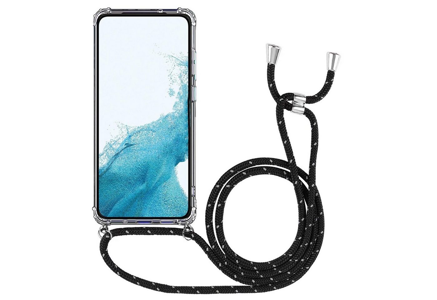 CoolGadget Handykette Handyhülle mit Handyband für Samsung Galaxy A32 5G 6,5 Zoll, Case zum Umhängen Kette Halsband Kordel mit Hülle für Samsung A32 5G von CoolGadget