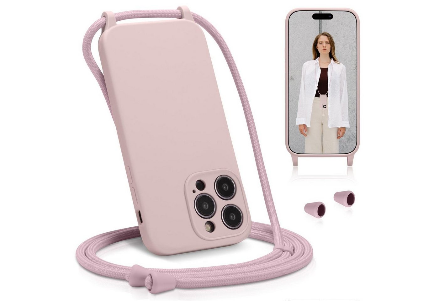 CoolGadget Handykette Premium Handyhülle mit verstellbarer Handykette für iPhone 13 Pro 6,1 Zoll, Hülle zum Umhängen Kette, Ideal für Festival- und Outdoor-Enthusiasten CoolGadget Handykette Premium Handyhülle mit verstellbarer Handykette für iPhone 13 Pro 6,1 Zoll, Hülle zum Umhängen Kette, Ideal für Festival- und Outdoor-Enthusiasten von CoolGadget