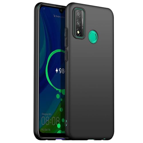 CoolGadget Huawei P Smart 2020 Silikonhülle - Stoßfeste, Kratzfeste Handyhülle, Premium Flüssig-Silikon Case, Weiches TPU, Langlebiger Schutz, Elegantes Design, Schwarz von CoolGadget