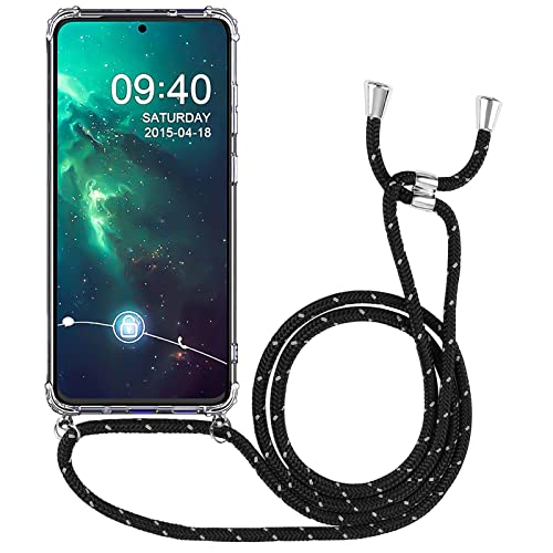 CoolGadget Samsung Galaxy A51 Handykette - Transparentes Necklace Case mit Trageband, Kameraschutz & Bildschirmschutz, Stilvolle Handyhülle zum Umhängen von CoolGadget