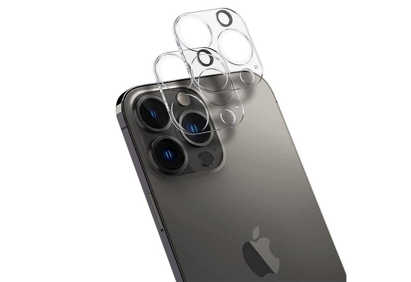 CoolGadget Schutzfolie Kameraschutz Glas für Apple iPhone 13 Pro Max, (Spar-Set 2in1, Staubgeschützt/Staubsicher), Schutzglas für Kamera-Linsen Panzerfolie für iPhone 13 Pro Max Folie von CoolGadget