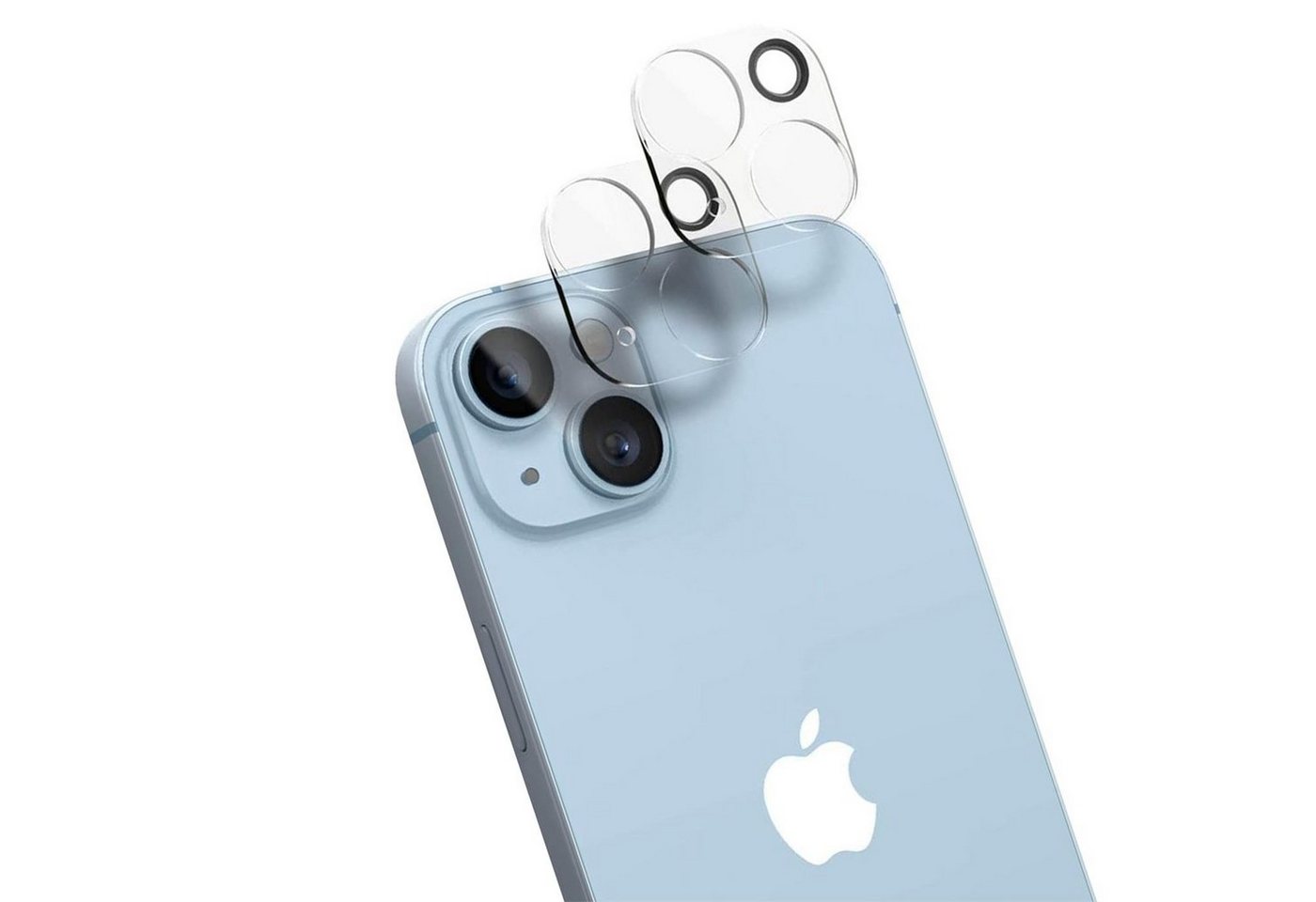 CoolGadget Schutzfolie Kameraschutz Glas für Apple iPhone 14, (Spar-Set 2in1, Staubgeschützt/Staubsicher), Schutzglas für Kamera-Linsen Panzerfolie für iPhone 14 Folie von CoolGadget
