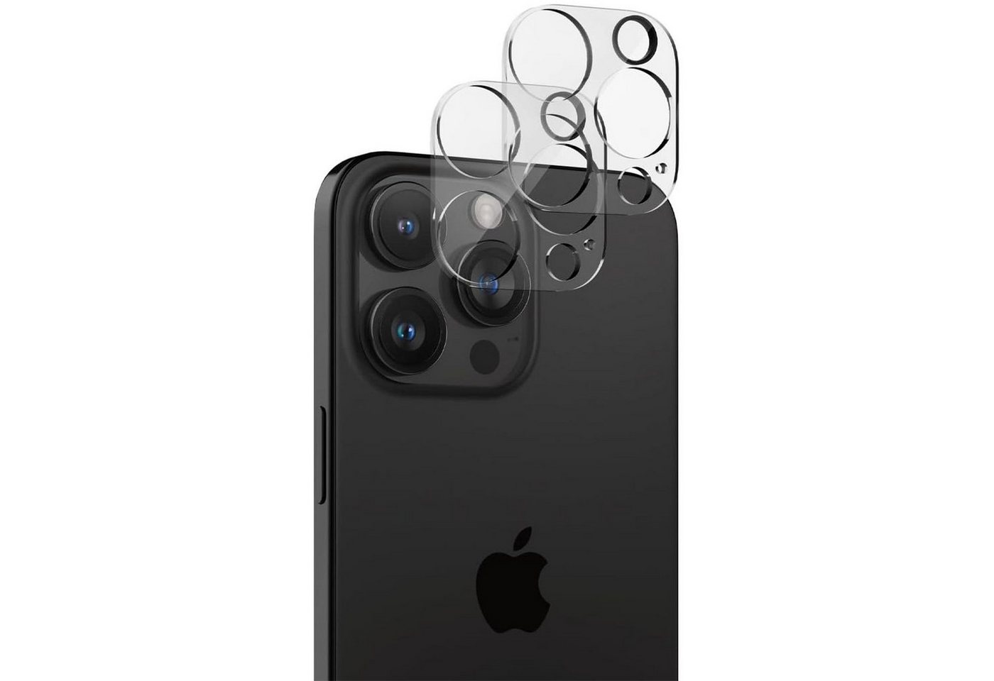CoolGadget Schutzfolie Kameraschutz Glas für Apple iPhone 16 Pro Max, (Spar-Set 2in1, Staubgeschützt/Staubsicher), Schutzglas für Kamera-Linsen Panzerfolie für iPhone 16 Pro Max Folie von CoolGadget