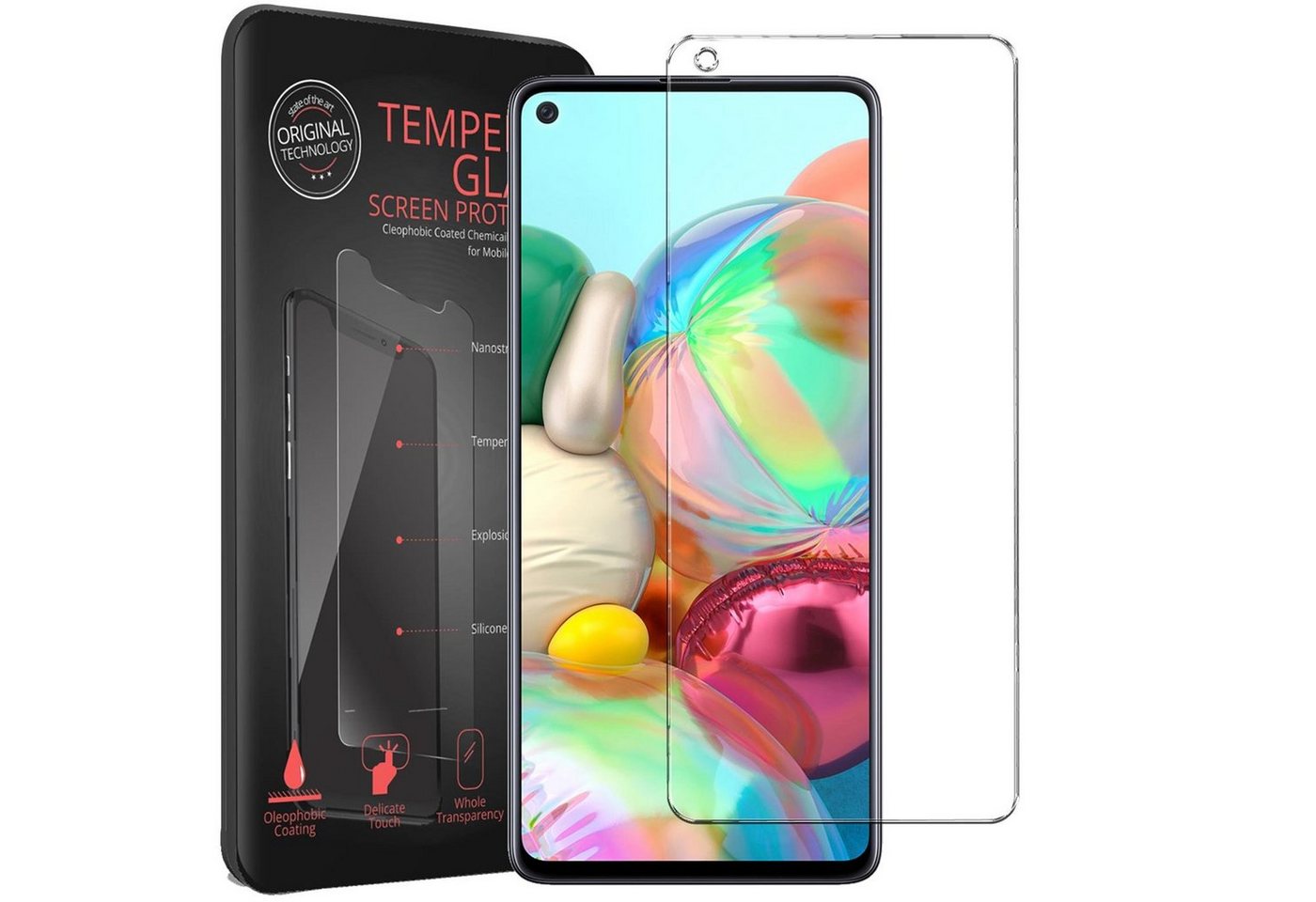 CoolGadget Schutzfolie Panzerfolie für Samsung Galaxy A21s, (9H Härtegrad, 2x Schutzglas, 1xReinigungset), Displayfolie Panzer Schutzfolie 2 Stück für Samsung A21s Glas Folie von CoolGadget