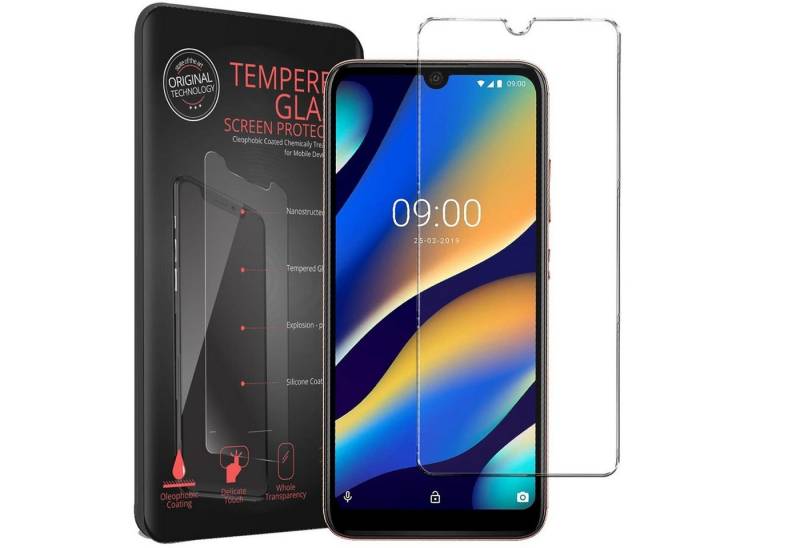 CoolGadget Schutzfolie Panzerfolie für Wiko View 3 Lite, (9H Härtegrad, 2x Schutzglas, 1xReinigungset), Displayfolie Panzer Schutzfolie 2 Stück für Wiko View 3 Lite Glasfolie von CoolGadget