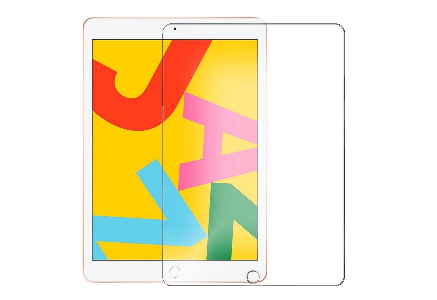 CoolGadget Schutzfolie Panzerfolie für iPad 10.2 2019, (9H+ Hartglas, Bubble Free), Panzerglas Schutzfolie für Apple iPad 10.2 2019 Folie von CoolGadget
