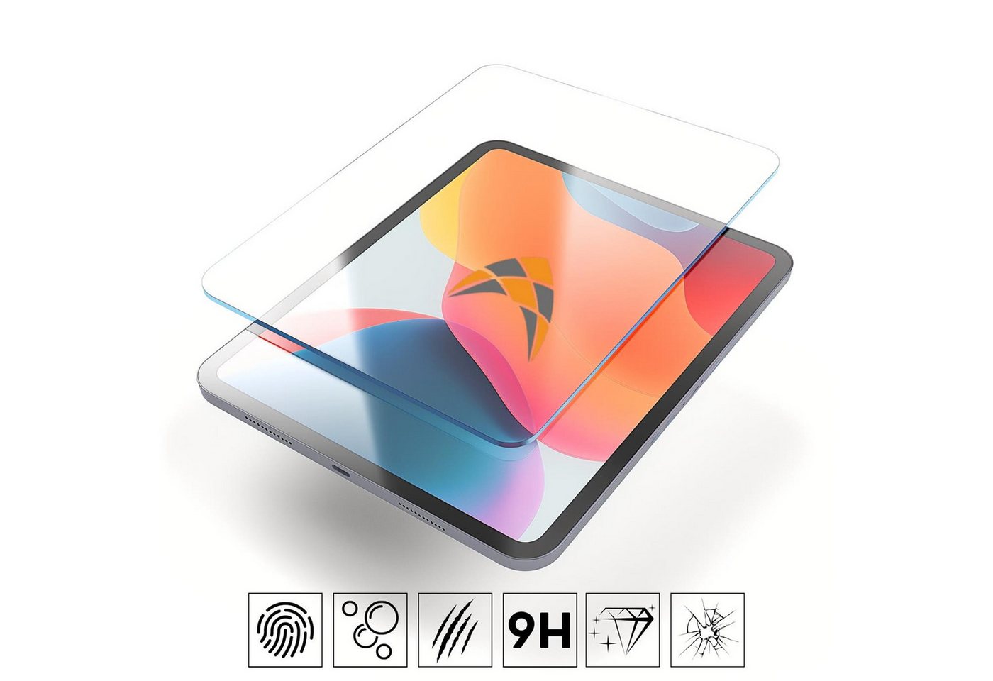 CoolGadget Schutzfolie Panzerfolie für iPad Air 1. Generation, (9H+ Hartglas, Bubble Free), Panzerglas Schutzfolie für Apple iPad Air 1. Generation Folie von CoolGadget