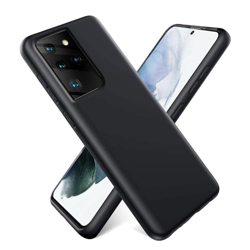 CoolGadget Schutzhülle TPU für Samsung Galaxy S21 Ultra, Silikonhülle, stoßfest, Kratzfest, kabelloses Laden, weiche Innenseite, Schwarz CoolGadget Schutzhülle TPU für Samsung Galaxy S21 Ultra, Silikonhülle, stoßfest, Kratzfest, kabelloses Laden, weiche Innenseite, Schwarz von CoolGadget