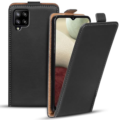 CoolGadget Slim Flipcase für Samsung Galaxy A22 / M32 / M22, Hochwertige PU Leder Klapphülle mit Magnetverschluss und 360 Grad Schutz, Schwarz von CoolGadget