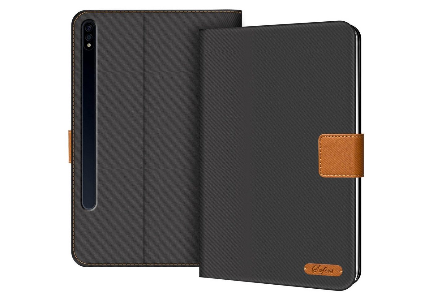 CoolGadget Tablet-Hülle Book Case Tablet Tasche Für Samsung Galaxy Tab S7+ 31,5 cm (12,4 Zoll), Hülle Klapphülle Cover Samsung Tab S7 Plus (T970/T975) Schutzhülle von CoolGadget