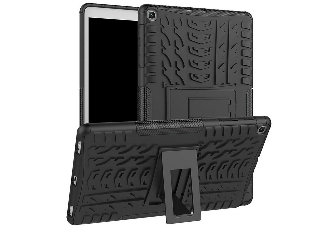 CoolGadget Tablet-Hülle Hybrid Outdoor Hülle für Samsung Galaxy Tab A 10.1 (2019) 10,1 Zoll, Hülle massiv Outdoor Schutzhülle für Samsung Tab A (2019) Tablet Case von CoolGadget