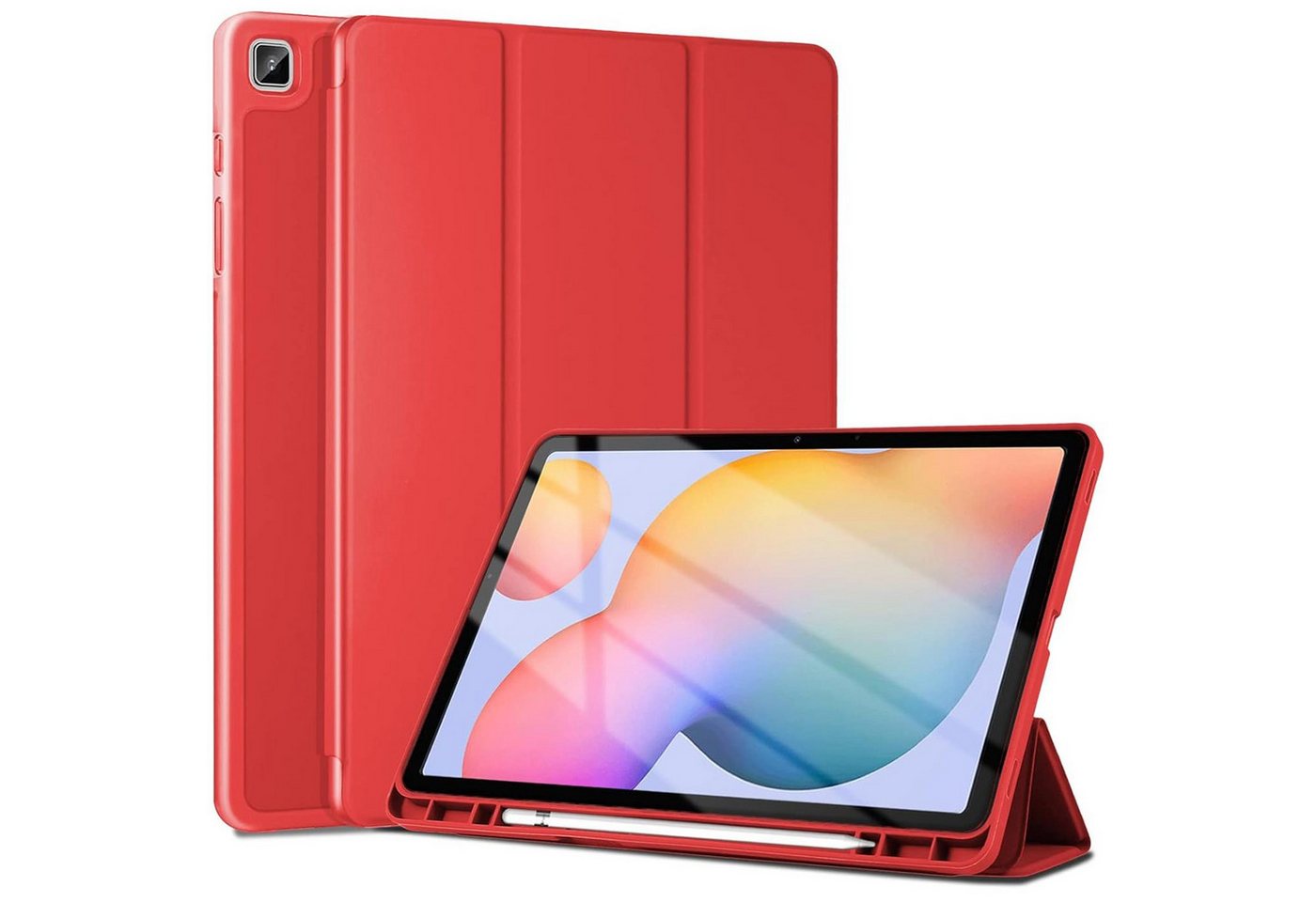 CoolGadget Tablet-Hülle Smart Cover für Samsung Galaxy Tab A9 8.7 27,7 cm(10,9 Zoll), Schutz Tasche aufstellbar mit Stift Halter für Galaxy Tab A9 8.7 von CoolGadget