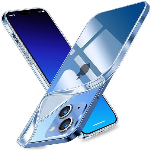 CoolGadget Ultradünne Hülle für iPhone 13, Transparente Schutzhülle aus TPU mit Präzisen Ausschnitten und Kameraschutz, Klar CoolGadget Ultradünne Hülle für iPhone 13, Transparente Schutzhülle aus TPU mit Präzisen Ausschnitten und Kameraschutz, Klar von CoolGadget