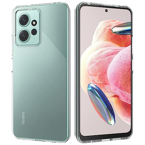 CoolGadget Xiaomi Redmi Note 12 (4G) Crystal Clear Case – Transparente Handyhülle, Stoßfest, Kratzfest, Nie Vergilbende, Dünne Schutzhülle, durchsichtig von CoolGadget