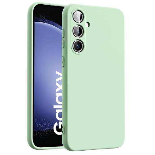 CoolGadget für Samsung Galaxy S23 FE TPU Case - Farbenfrohe Silikonhülle mit Mikrofaser-Innenfutter, Kameraschutz, Staubabweisend, Erhöhte Kanten - Grün von CoolGadget