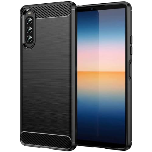 CoolGadget Premium Carbon Handyhülle TPU für Sony Xperia 10 IV, stoßfest, Kratzfest, rutschfest, Anti-Fingerprint, schwarz CoolGadget Premium Carbon Handyhülle TPU für Sony Xperia 10 IV, stoßfest, Kratzfest, rutschfest, Anti-Fingerprint, schwarz von CoolGadget