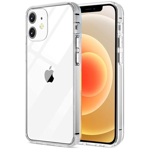 CoolGadget iPhone 12 Mini Crystal Clear Case – Transparente Handyhülle, Stoßfest, Kratzfest, Nie Vergilbende, Dünne Schutzhülle, durchsichtig von CoolGadget